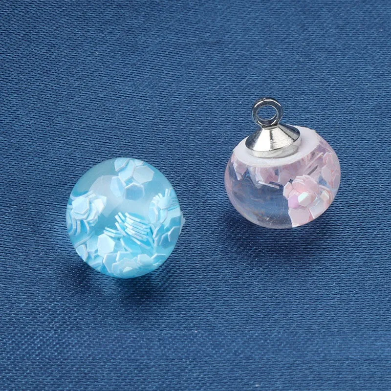 10mm Pink Turquoise Black Resin Ball High Shank Buttons for Shirts 20pcs