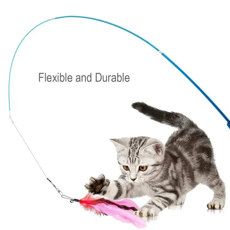 11pcs Replacement Cat Feather Toy Set