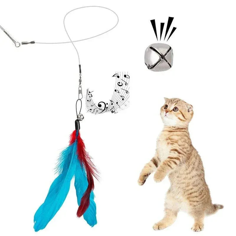 11pcs Replacement Cat Feather Toy Set