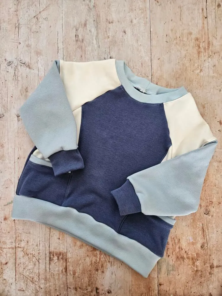 1.43M NAVY REMNANT ALPINE FLEECE FABRIC