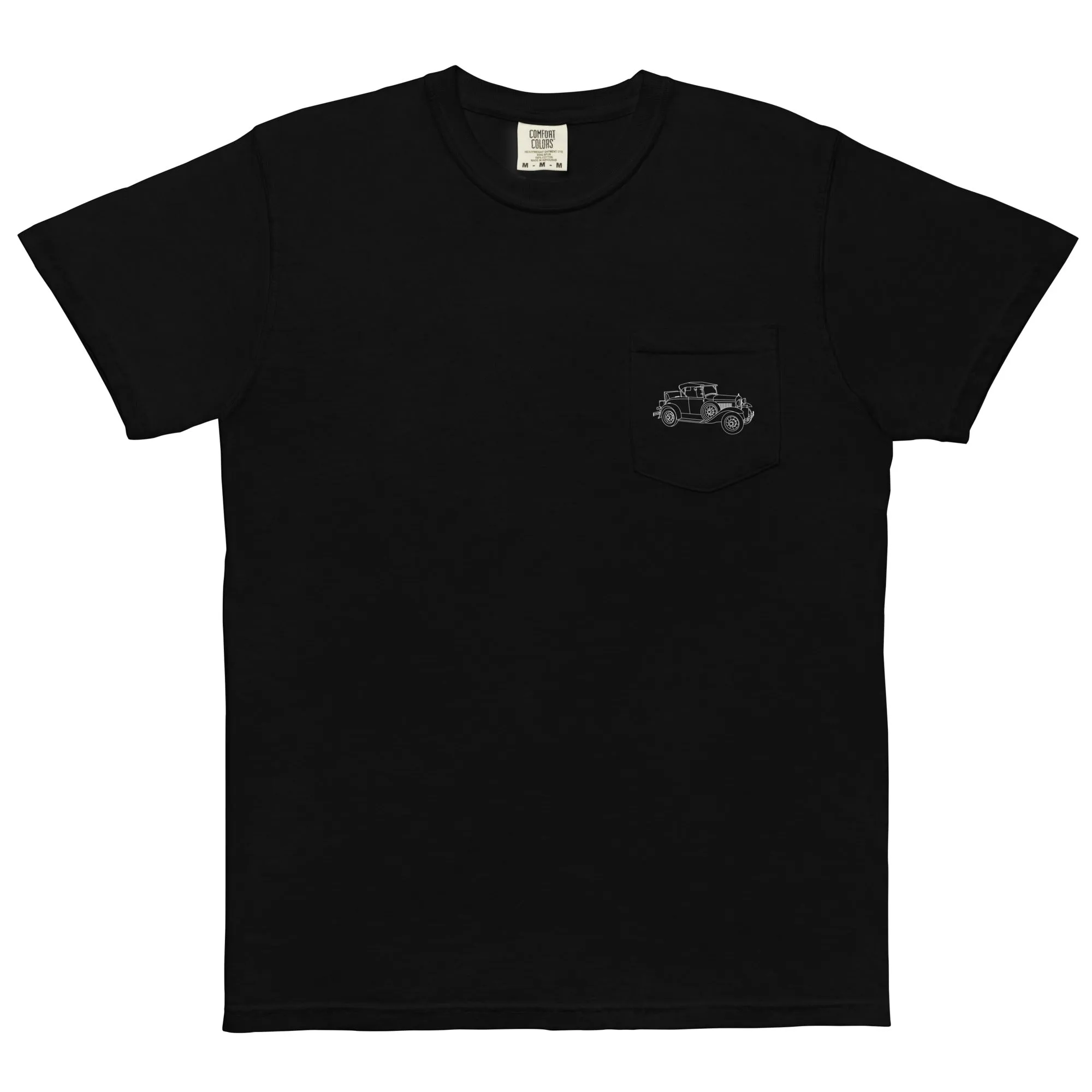1930 Roadster Black Pocket T-Shirts