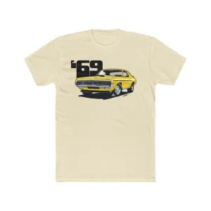 1969 Mercury Cougar Eliminator Yellow Men's Cotton Crew Tee