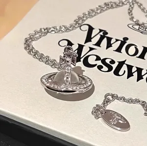 3D Saturn Necklace