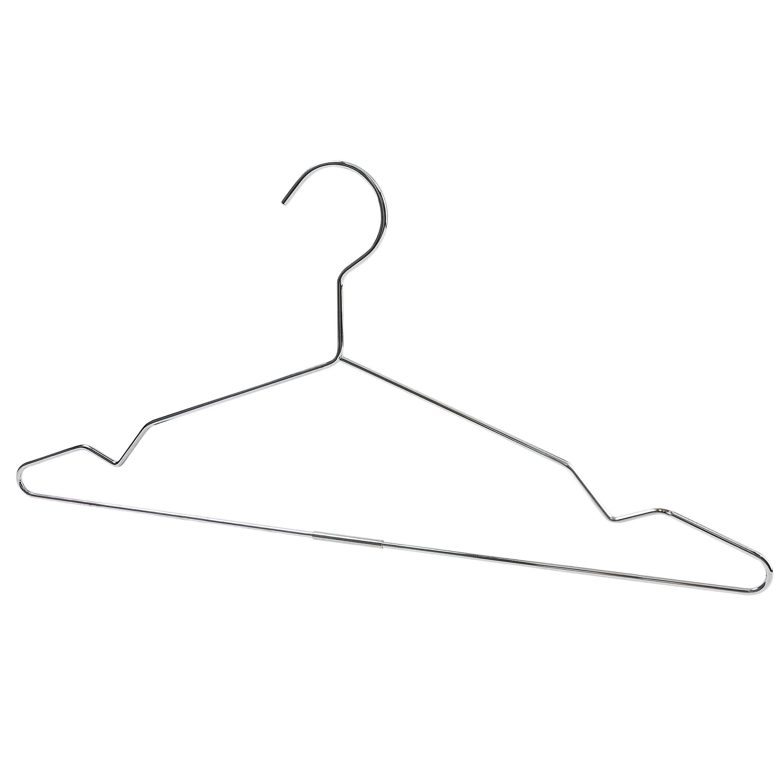 43cm Metal Suit Hanger with Notches (3.5mm thick) Sold in Bundles of 25/50/100