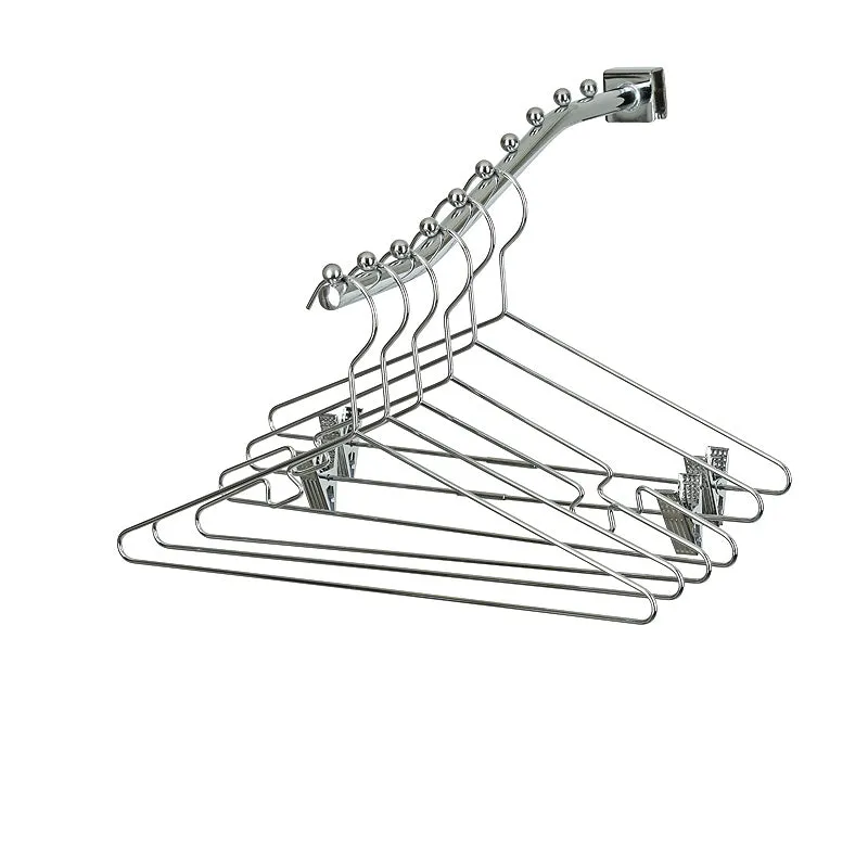 43cm Metal Suit Hanger with Notches (3.5mm thick) Sold in Bundles of 25/50/100