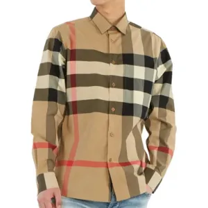 8010213 A7028 BEIGE BURBERRY MEN SHIRT