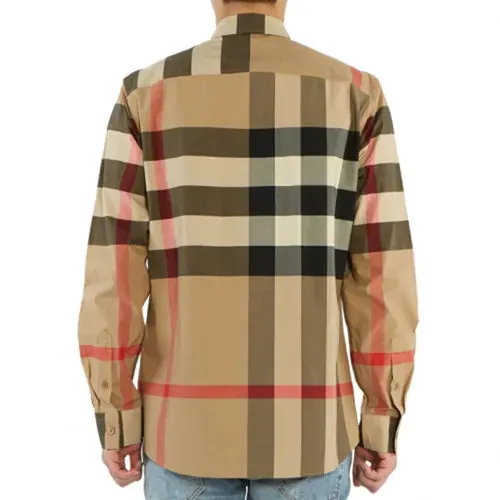 8010213 A7028 BEIGE BURBERRY MEN SHIRT