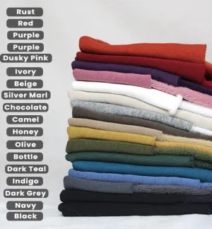 85CM DARK GREY REMNANT ALPINE FLEECE FABRIC