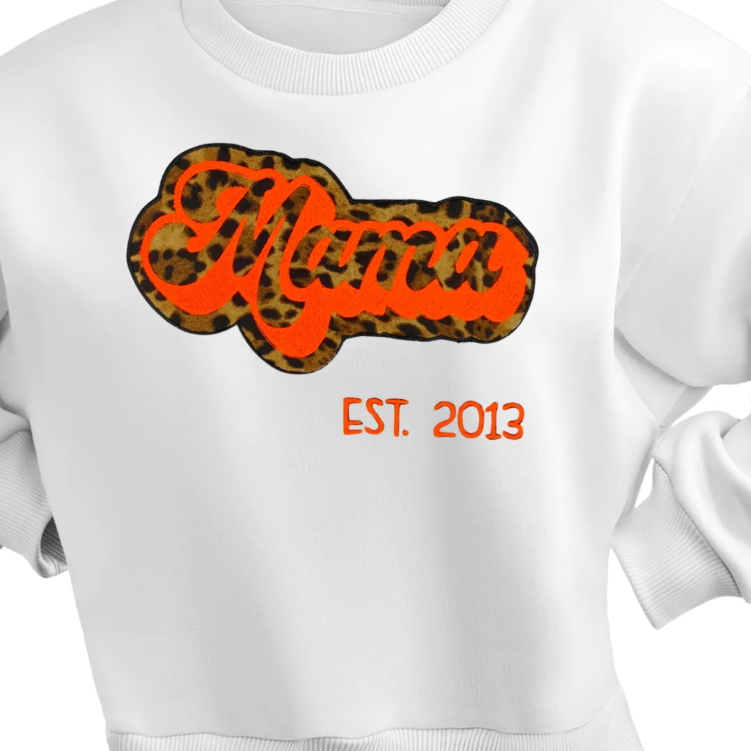 Adult Sweatshirt - Leopard Mama