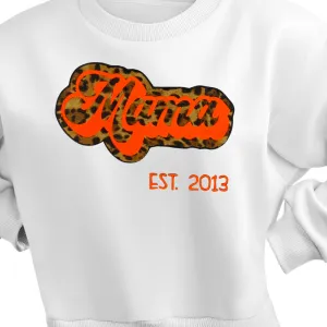 Adult Sweatshirt - Leopard Mama