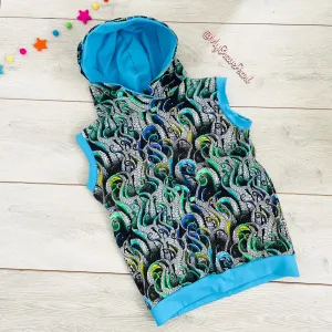 Adults Sleeveless Hoodie - Straight Fit