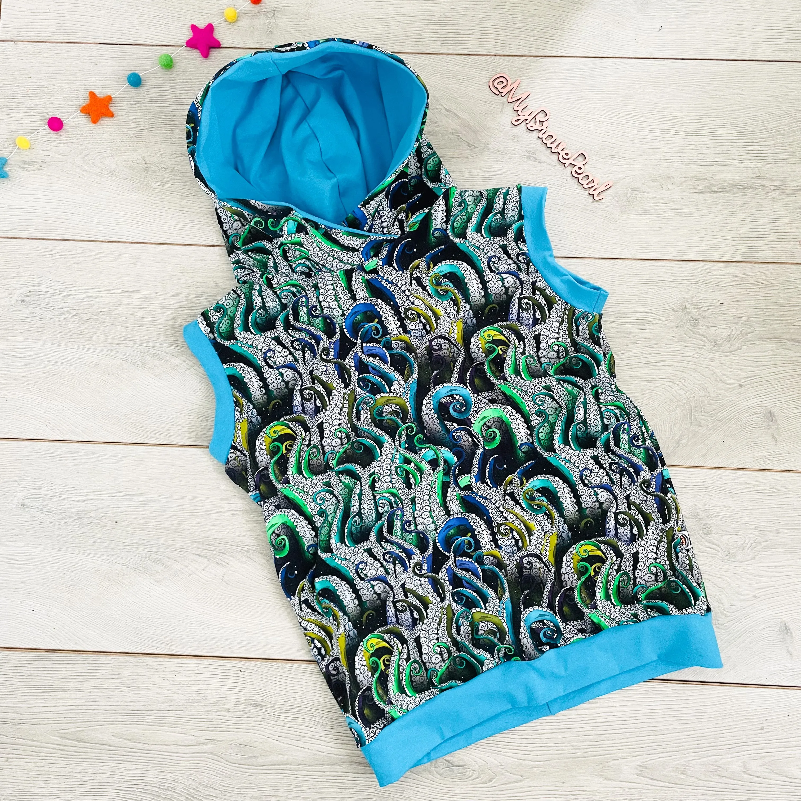 Adults Sleeveless Hoodie - Straight Fit