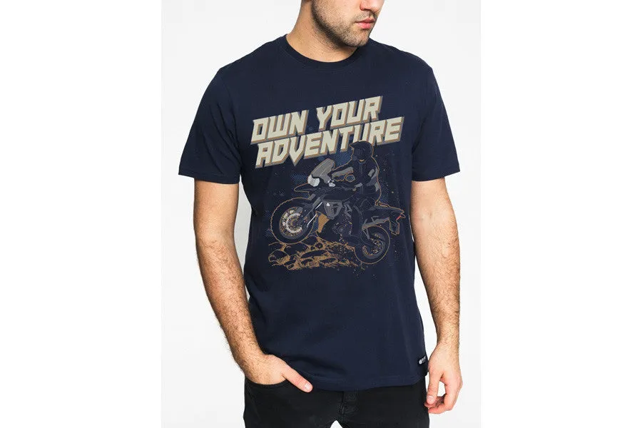 Adventure T-Shirts printed -BLUE
