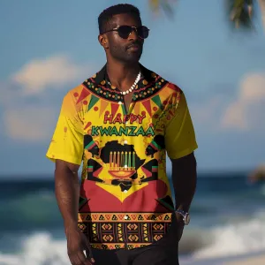 Afro-Americans Kwanzaa Hawaiian Shirt African Pattern LT15