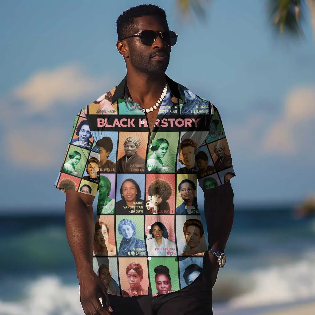 Afro Black Herstory Hawaiian Shirt African Women History DT03