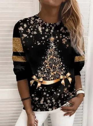 Aira - elegant Christmas sweatshirt