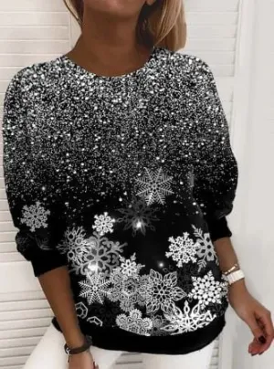 Aira - elegant Christmas sweatshirt