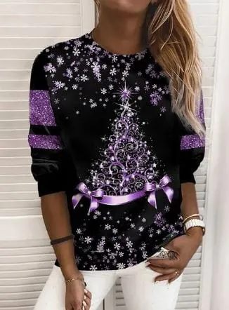 Aira - elegant Christmas sweatshirt