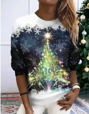 Aira - elegant Christmas sweatshirt
