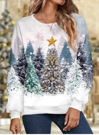 Aira - elegant Christmas sweatshirt