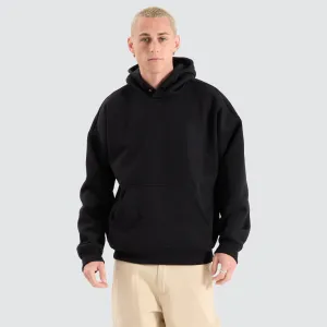 Airdrie Box Fit Hoodie Jet Black