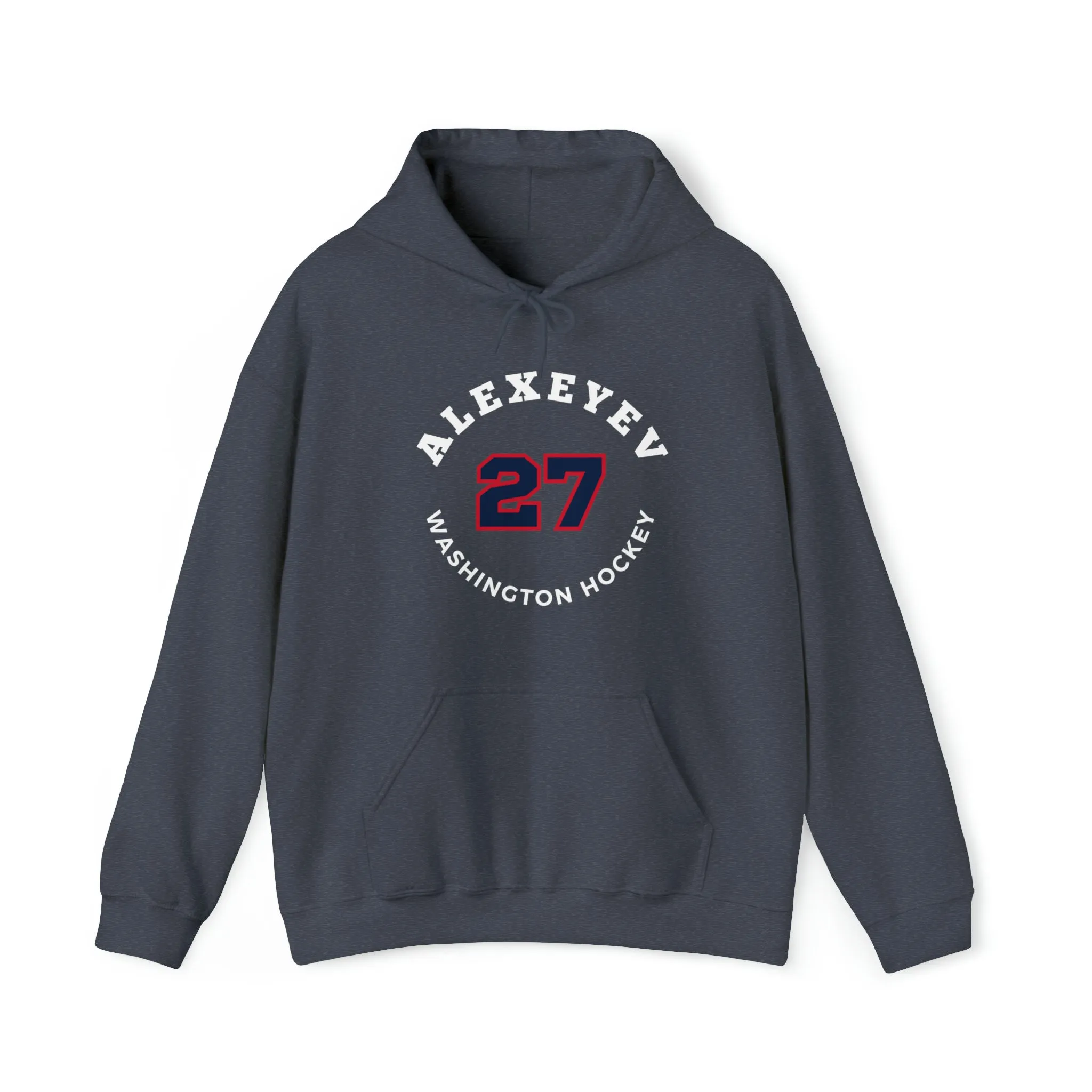 Alexeyev 27 Washington Hockey Number Arch Design Unisex Hooded Sweatshirt