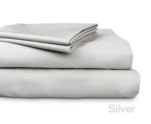 ALGODON "300TC Cotton" SHEET SET - SILVER