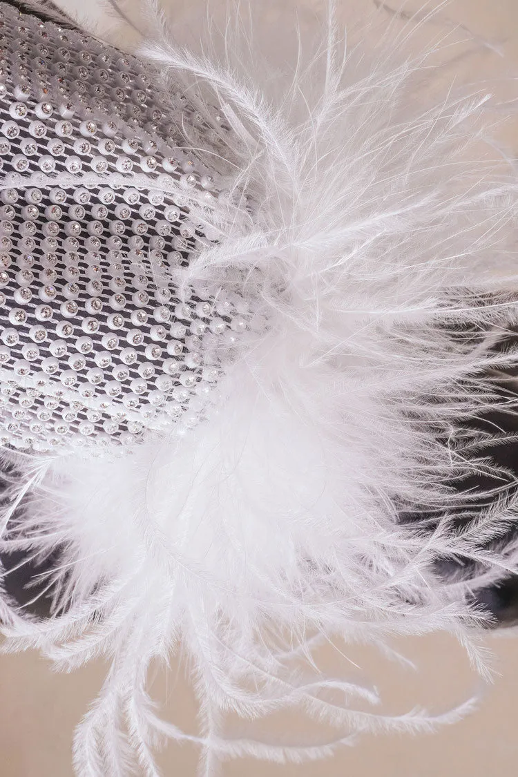 Alice® | Sparkling mini dress with feather sleeves