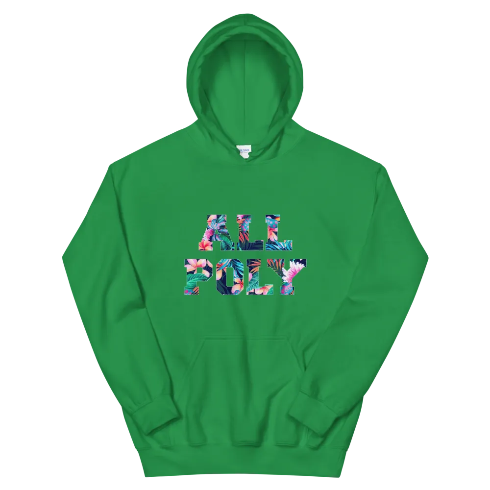 ALL POLY Floral ~ Signature *ADULT HOODIE*