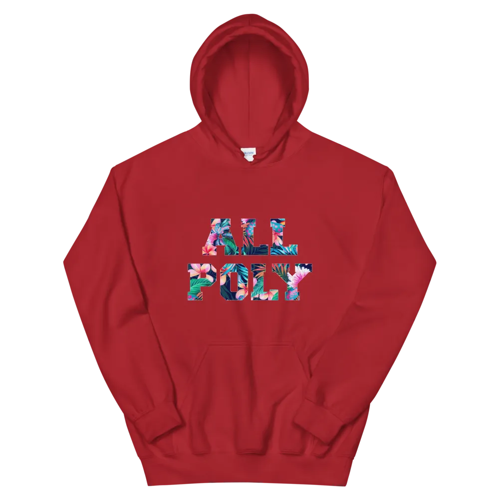 ALL POLY Floral ~ Signature *ADULT HOODIE*