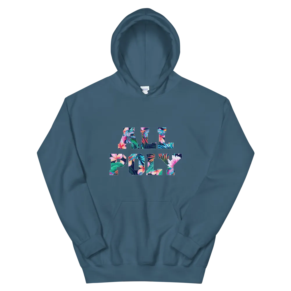 ALL POLY Floral ~ Signature *ADULT HOODIE*