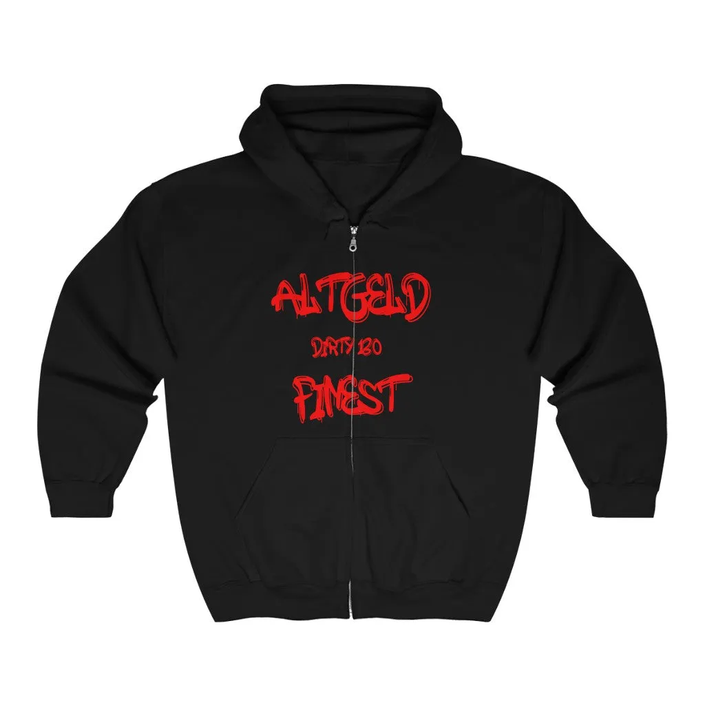 Altgeld Dirty 130 Finest Heavy Blend™ Full Zip Hooded Sweatshirt