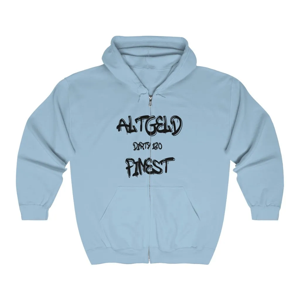 Altgeld Dirty 130 Finest Heavy Blend™ Full Zip Hooded Sweatshirt
