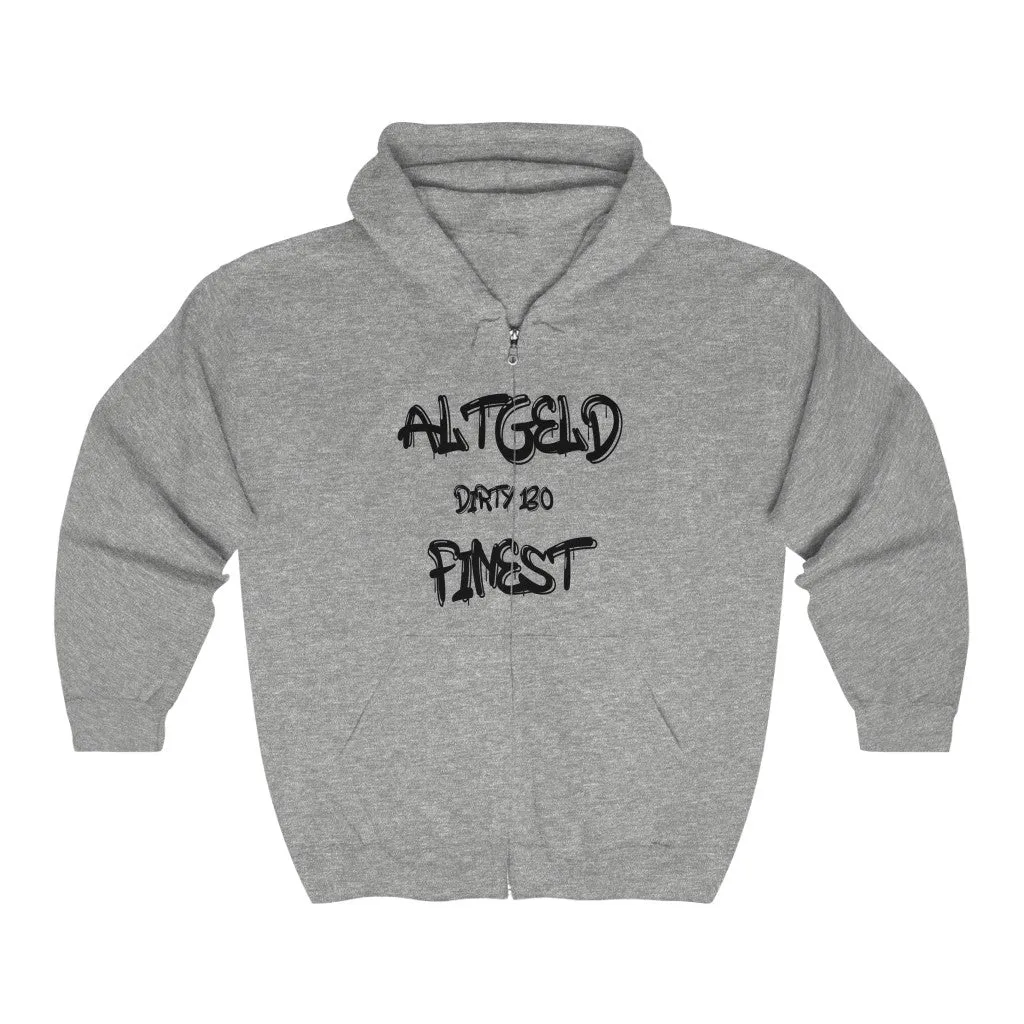 Altgeld Dirty 130 Finest Heavy Blend™ Full Zip Hooded Sweatshirt