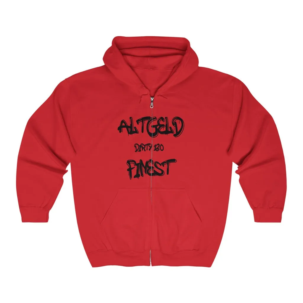 Altgeld Dirty 130 Finest Heavy Blend™ Full Zip Hooded Sweatshirt