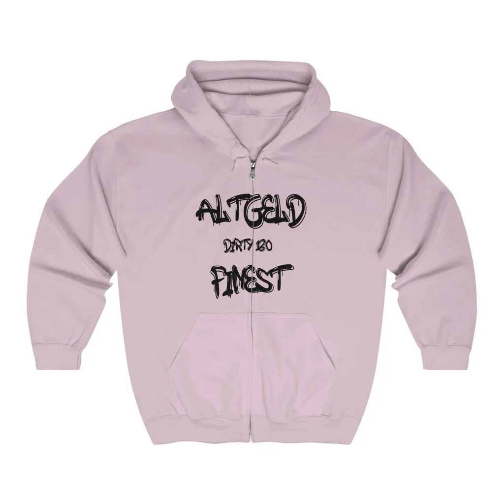Altgeld Dirty 130 Finest Heavy Blend™ Full Zip Hooded Sweatshirt
