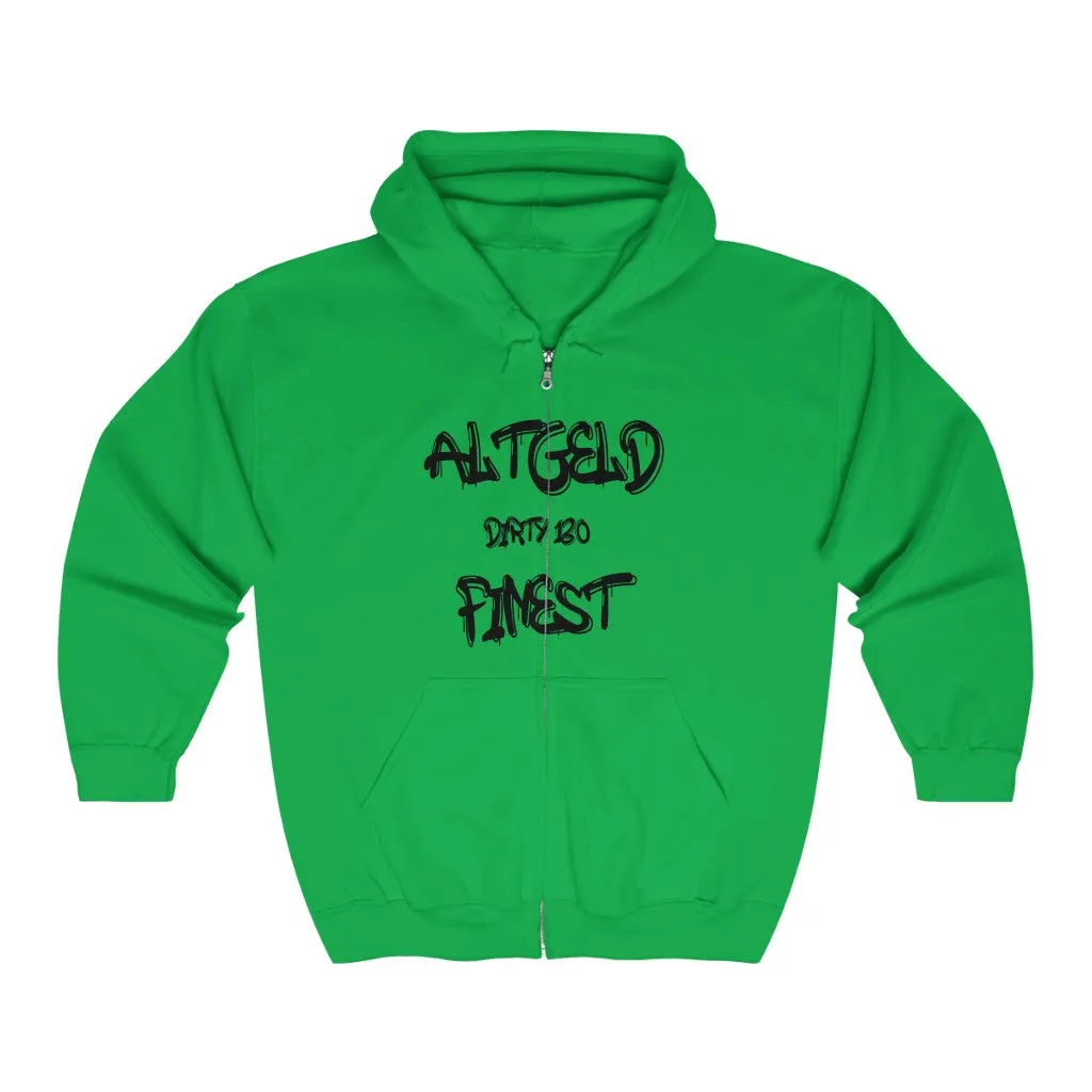 Altgeld Dirty 130 Finest Heavy Blend™ Full Zip Hooded Sweatshirt