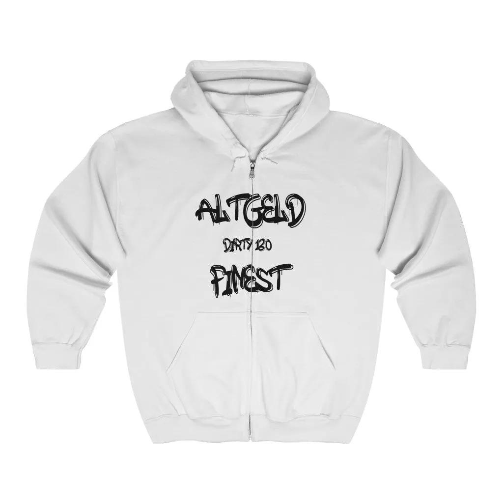 Altgeld Dirty 130 Finest Heavy Blend™ Full Zip Hooded Sweatshirt