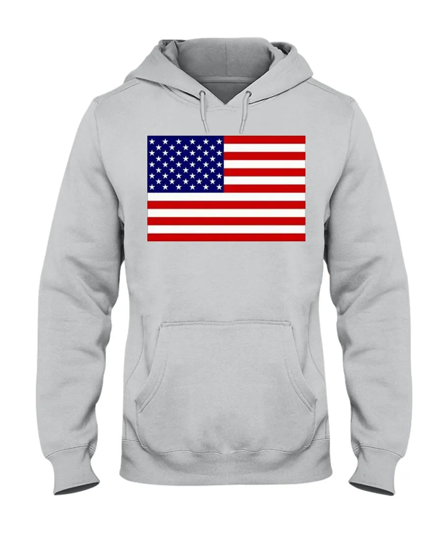 American Flag Jerzees  Hoodie