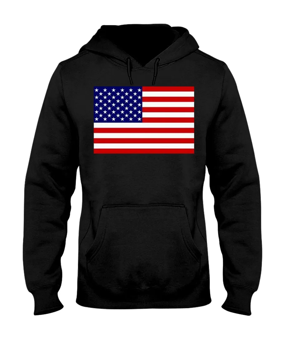 American Flag Jerzees  Hoodie