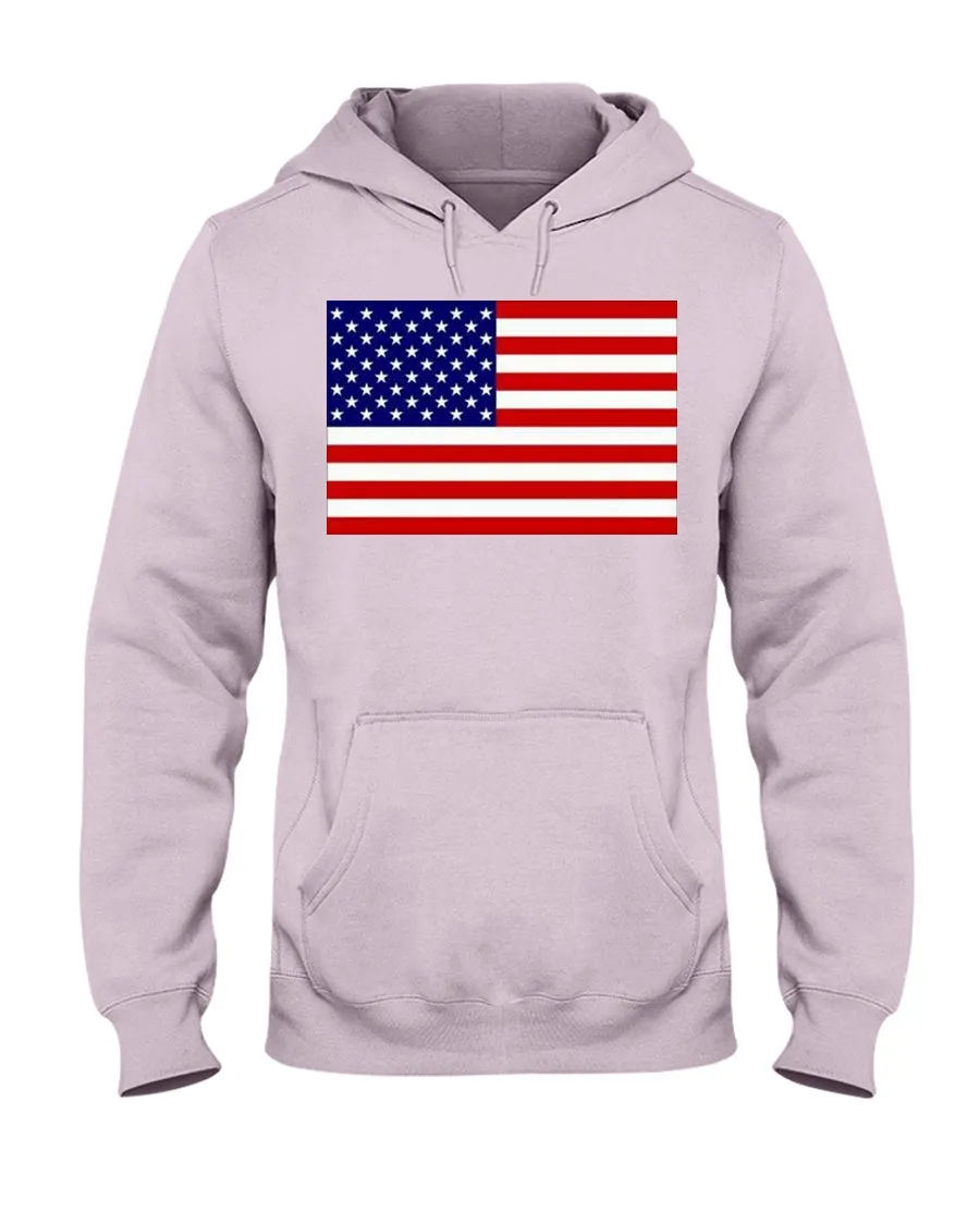 American Flag Jerzees  Hoodie
