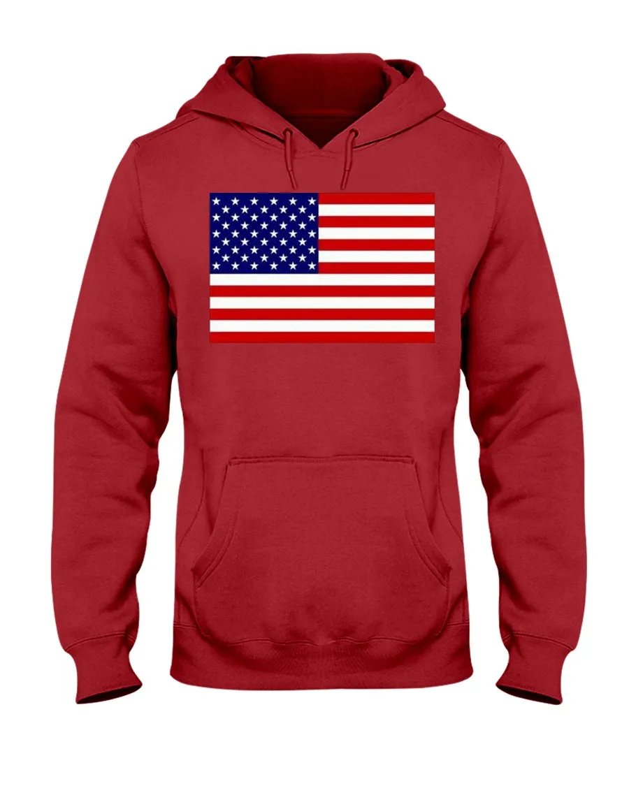 American Flag Jerzees  Hoodie