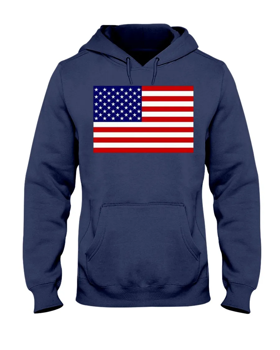 American Flag Jerzees  Hoodie