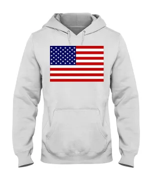 American Flag Jerzees  Hoodie