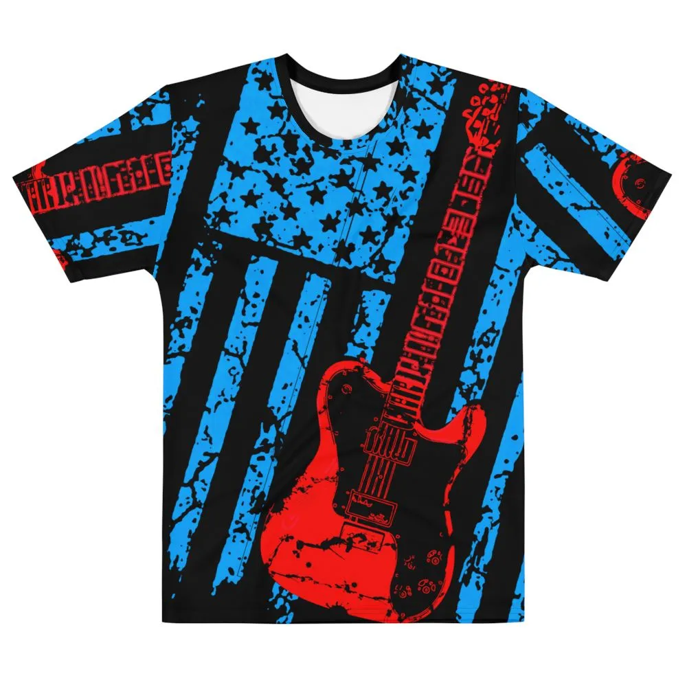 Americana T All-Over-Print Guitar T-Shirt by AxeDr.