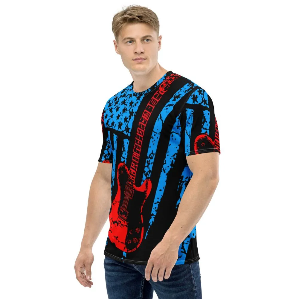 Americana T All-Over-Print Guitar T-Shirt by AxeDr.