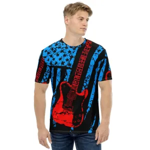 Americana T All-Over-Print Guitar T-Shirt by AxeDr.