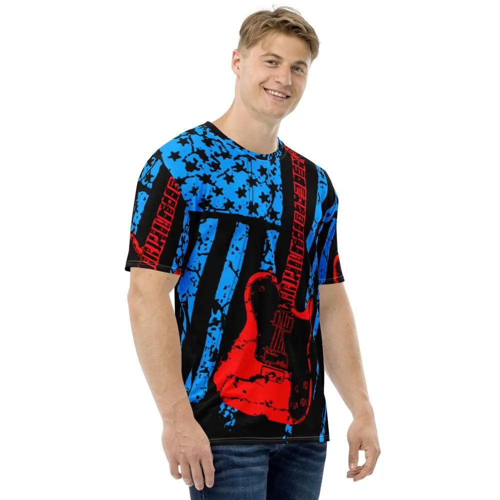 Americana T All-Over-Print Guitar T-Shirt by AxeDr.