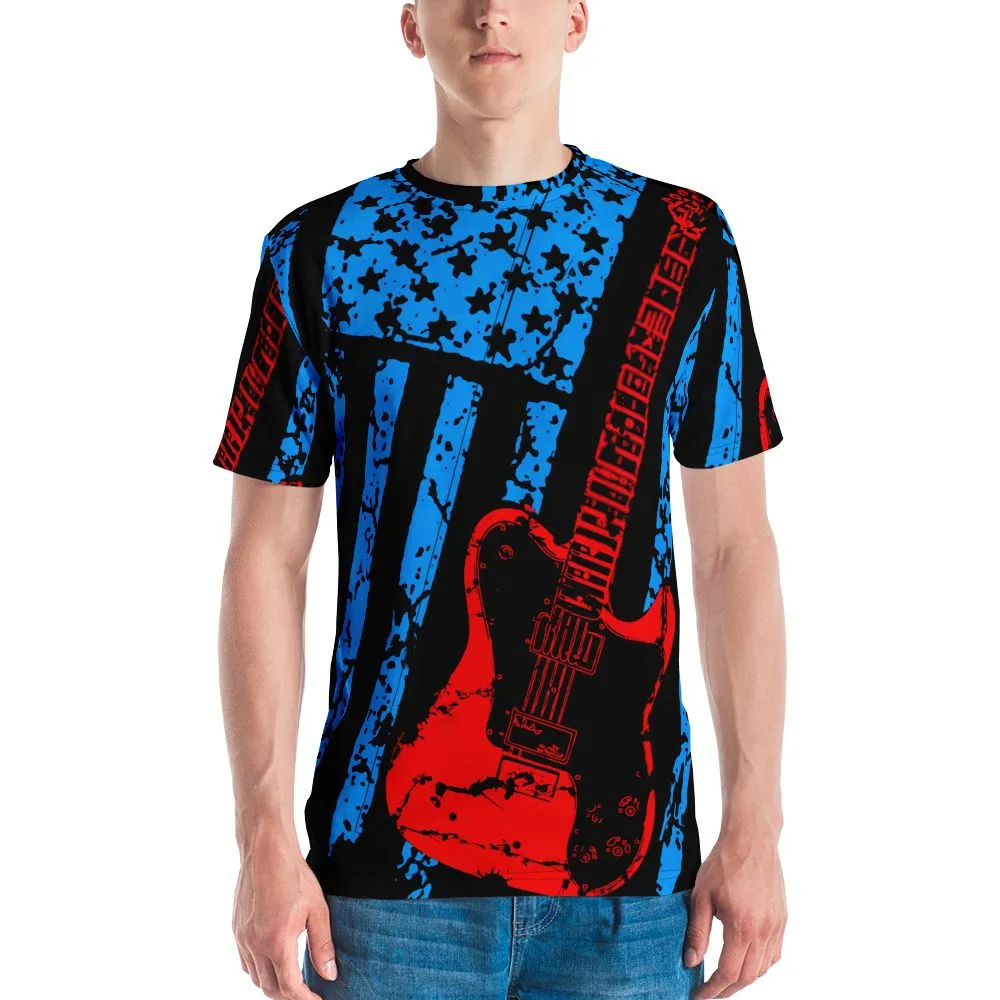 Americana T All-Over-Print Guitar T-Shirt by AxeDr.