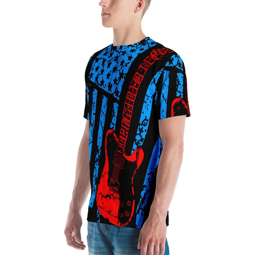 Americana T All-Over-Print Guitar T-Shirt by AxeDr.